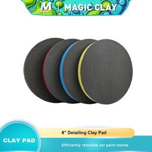 세차 용품 광택 패드 클레이 디스크 자동차 디테일링 페인트 관리 효율적인 블랙 3.0