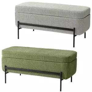 VALTORP 발토르프 수납벤치 103cm/쿠션의자/긴의자/침실벤치/수납의자/벤치수