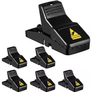 Feeke 마우스 트랩, 가정용 마우스 트랩, 소형 마우스 트랩 실내 빠르고 효과적인 위생 안전 쥐덫 캐처 가