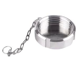 DIN 11851 DN25 DN40 DN100 블라인드 너트 위생 커플링 유니온 엔드 캡 밀봉형 304 스테인리스 스틸