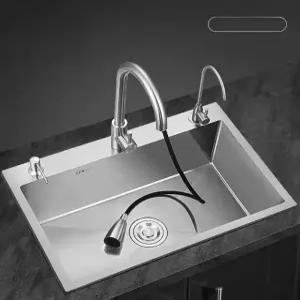 스테인리스 싱크대 카페 매립형 기본세트 수전제외 셀프 사각 세면대