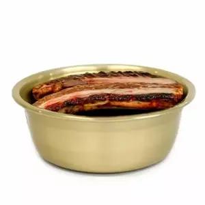 업소용 VAZ083H2 양은그릇 양푼 42호 반찬 무침볼 레트로 식당