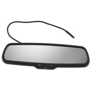 고급스러운 검정색 백미러 모니터 자동차 반전 이미지