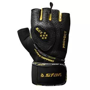 [스타스포츠]스타 폼패딩 헬스 반장갑 가죽 블랙 M 1P 핑거 오픈 맨손 운동-WFIRPTL