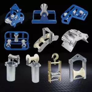 캐이블로라 전선 트레이 와이어 중장비 롤러 풀링