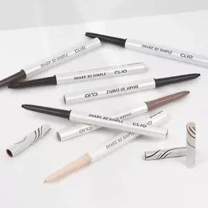 클리오 샤프 쏘 심플 워터프루프 펜슬 라이너 0.14g - 펜 아이라이너 브러쉬 눈 화장 (AD)