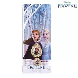 [알티피아]한중 겨울왕국2 목걸이 팔찌 세트 (안나) (핑크)