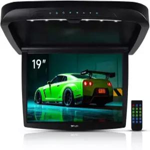 19인치 초박형 차량 오버헤드 플립 다운 모니터 화면 와이드 스크린 HD 디지털 TFT 1080P 표시 가능