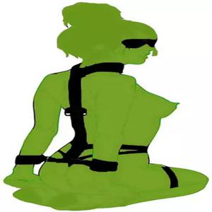 커플용 침대 보호대 발목 및 손목 로프 랜야드 목에서 손목까지 등 수갑 팔찌 편안한 블라인드폴드