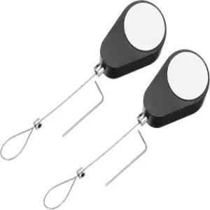 파티킬 3.3피트 길이의 접이식 리모컨 테더 TV 게이밍 컨트롤러용 양면 가 있는 타원형 케이블 랜야드