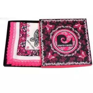 서도 플라워자수 큐빅 레이스 손수건 여자 엄마수건 WD6C474