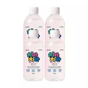 삼일제약 치카치카 플러스액 풍선껌맛 350ml 4개 / 충치예방 가글 무알콜 불소 자일리톨 함유
