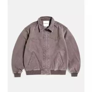 ESPIONAGE Wed Canvas Western Jacket Grape
