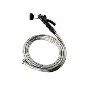 ( )루미나D 베란다 화분 욕실청소 베란다용 스텐호스 5m