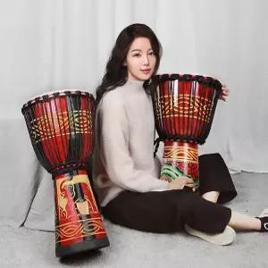 젬베 12인치 아프리카 아프리카드럼 입문자 버스킹 사이즈 타악기