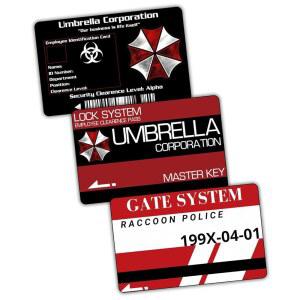 마이애미 그래픽 솔루션 서바이벌 호러 키 카드 팩 u2013 PVC 액세스 3종 세트 공상과학 바이오해저드 스타일 수집형 코스프레 액세서리