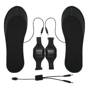 USB 온열 신발 안창 발 전기 패드   양말 매트  4000mah 배터리  겨울 야외 스포츠 난방