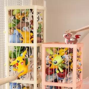 인형보관함 그물형 벽걸이 메쉬 인형 수납 정리함 바퀴 이동식 바스켓 150cm