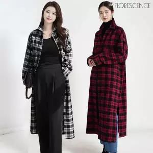 [NS홈쇼핑][플로레센스]멜린타탄체크롱셔츠원피스2종[35702345]