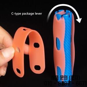 10Pcs 파마 실리콘 밴드 내열성 Traceless 디지털 막대 탄성 고무 헤어 링 스타일링 도구