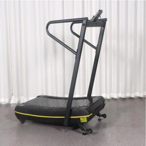 기계식 비동력 트레드밀 유산소 운동 헬스장 장비 곡선형 러닝 벨트 접이식 보관 용이