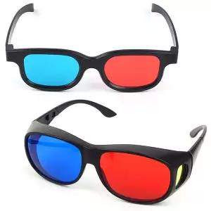 [셀러에이드]입체안경 3D 입체 안경 일반형 고글형 적청안경 쓰리디안경