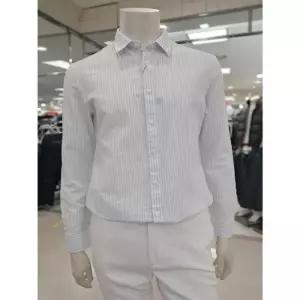 [바쏘옴므]바쏘옴므 세이브존05 스카이블루마혼방스트라이프캐쥬얼셔츠 WSZ1TT20ASK3 (45636850)