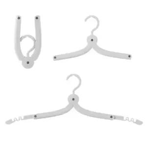 장만A660 여행용 3단계 접이식 옷걸이 3P 휴대용 FaSoLa 파솔라 일본마트 여행용품