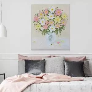 [트리빌리지]화사한 꽃그림 카페 인테리어액자 사랑스러운 텍스처 아트