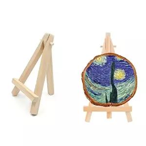 고품질 미니 나무 이젤 중형 거치대 작은 화이트보드 아트 나무미니이젤 액자이젤 포토프레임 WFITWH4