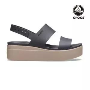 [크록스]슬리퍼 샌들 TQJ 206453-07H BROOKLYN LOW WEDGE W BLKMRM 911125