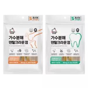 올웨이즈케어 강아지 껌 덴탈크라운 가수 관절 10ea 1개 + 구강 10ea 1개 세트