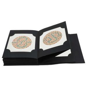 이시하라 2025 38피스 색채 시력 검사 책자, 선천성 및 적녹색 평가용