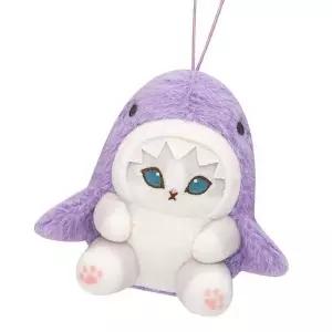 [콩심팥심]모후샌드 파스텔 상어냥 가방고리 10cm 퍼플 1P 키링