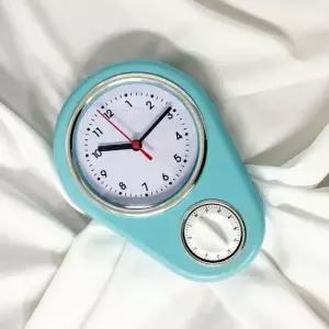 무소음 레트로 인테리어 타이머 벽시계 미니 스카이 인테리어 레트로 빈티지 1950