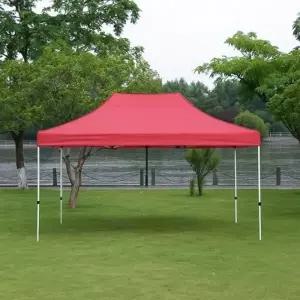행사용 접이식 캐노피천막 그늘막 케노피천막 (300x400cm) 레드