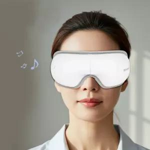 PowerFly 음성안내 공기압 온열 무선 눈마사지기 눈안마기/안대 공기압안마기