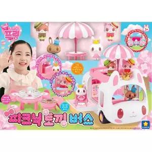 [원더키드]프린세스 프링 피크닉 토끼버스 버스장난감 SSG데이