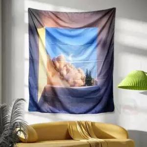 패브릭포스터 스카이 M 벽페브릭포스터 포스터 장식 천포스터 면포스터 가리개 대형 가림막천 그림 인테리