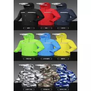 유니폼 바람막이 배달복 완전방수 하의 상의 대량구매 우비세트 오토바이