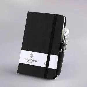 WL 데일리 업무 용 노트 포켓 다이어리 펜 세트 블랙 업무수첩