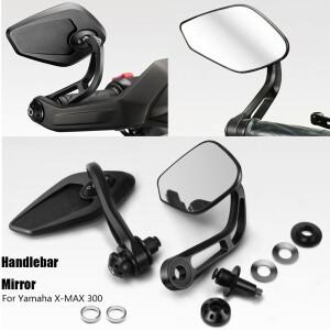 CNC 백미러 사이드 핸들 바 엔드 야마하 XMAX 300 XMAX300 바이크 오토바이 액세서리