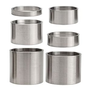 도로 자전거 헤드셋 스템 와셔, 티타늄 합금 스페이서 프론트 포크 조정, 5mm, 10mm, 30mm