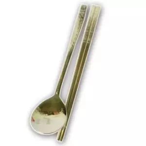 [골드스마일]고급 스텐 티타늄 수저세트 젓가락 숟가락 1P 테이블 수저