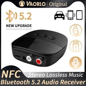 NFC Bluetooth 5.2 오디오 수신기 3.5mm AUX RCA USB U TF HIFI 스테레오 음악 무선 어댑터 차량용 키트 스
