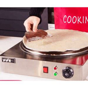 크레페 제조기 철판구이 밀전병 드럼 메이커 45cm 노점 40 3000W 팬케이크