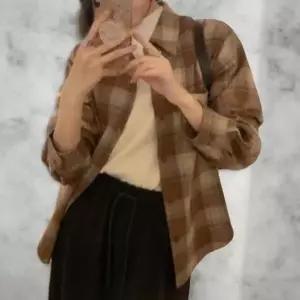 [하프클럽/]여성 두툼한 클래식 빅사이즈 코지 블라우스