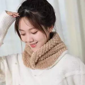 [콩심팥심]여자 겨울 넥워머 털 목도리 방한용