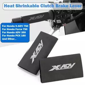 오토바이 열 수축 핸들 바 그립 클러치 브레이크 레버 커버 Honda ADV 350 Forza PCX 160 XADV 750 용 미끄