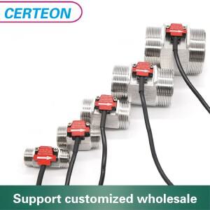 스테인리스 액체 유량 센서 YF-B1-S 펄스 출력 외부 나사 G1 G34 온수기 및 정수기용